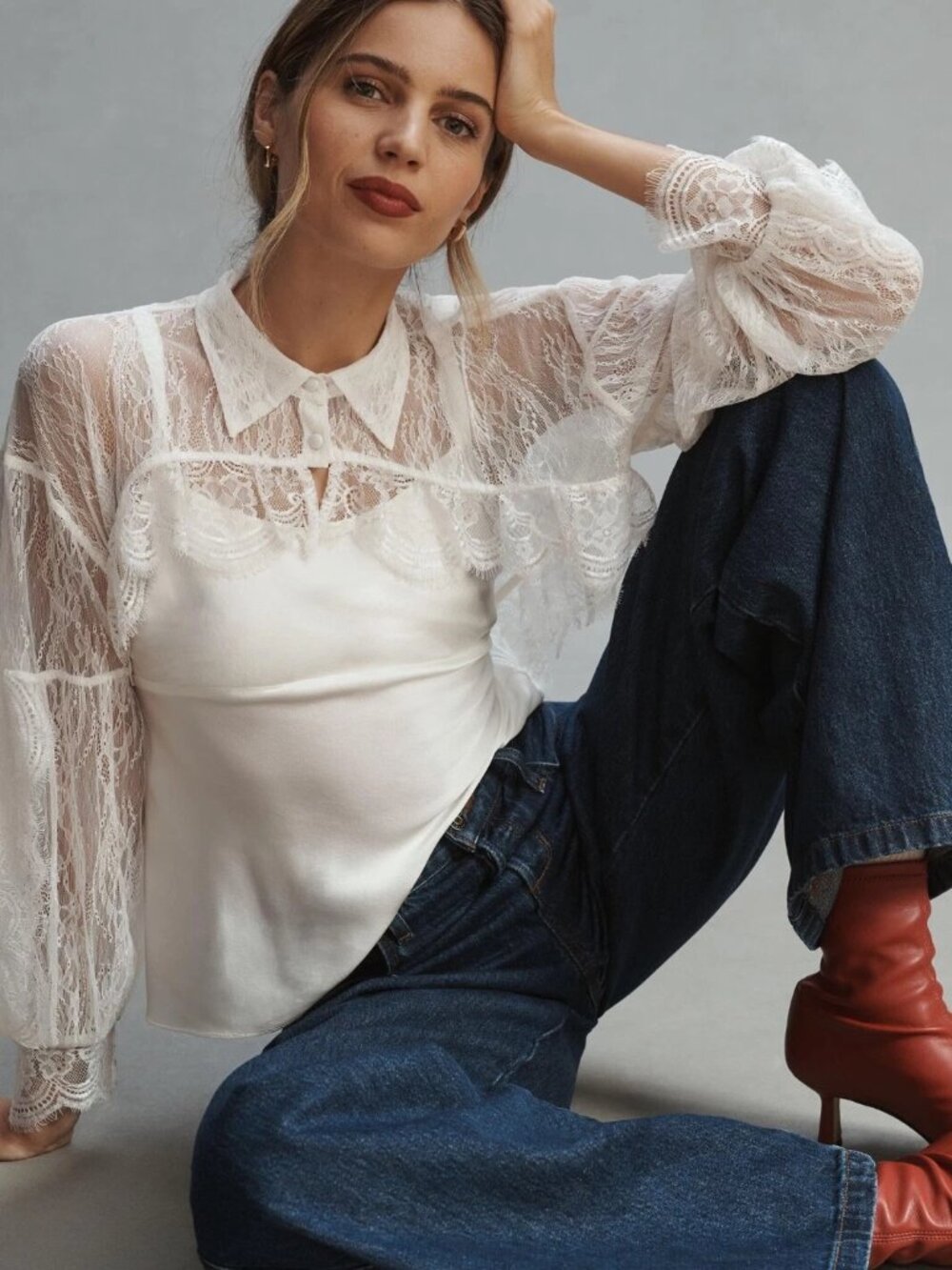 Maeve | Lace Topper Shrug